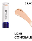 COVERGIRL Smoothers Moisturizing Concealer, Light, 2 Count