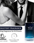 Ycz Lucky Men's Eau De Parfum New Round Box Packaging,1.7oz(50ml),Long Lasting EDP Men.Making it the ideal gentlemen’s gift (2-Pack)