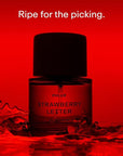 PHLUR Strawberry Letter Eau de Parfum - Full Size Perfume Spray - Strawberry Gourmand Fine Fragrance (50mL)