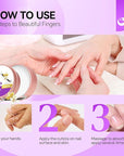 gelike ec Organic Nail Cuticle Remover for Salon: Vanilla 3 In 1 Natural Cuticle Softener Exfoliator Moisturizer for Professional Manicure