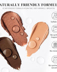 Coral Island Eyeshadow Stick 3PCS Makeup Set, Metallic Shimmer Matte Cream Eye Shadow Eyeliner Brightener Pencil Crayon - J2 Coral Island