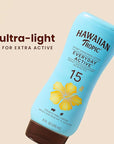Hawaiian Tropic Everyday Active Lotion Sunscreen SPF 15, 8oz | Hawaiian Tropic Sunscreen SPF 15, Sunblock, Broad Spectrum Sunscreen, Oxybenzone Free Sunscreen, Water Resistant Sunscreen, 8oz