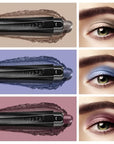 3PCS Cream Eyeshadow Sticks, Neutral Metallic Makeup Pencil For Eyes, Eye Brightener Highlighter, Waterproof & Long Lasting Eye Shadow Stick And Eyeliner Set