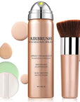 Magic Minerals Airbrush Foundation Full Coverage,Airbrush Flawless Setting Spray Foundation for Mature Skin,Moisturizing Foundation Makeup for Mist Finish(01 Natural/Warm Porcelain)