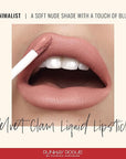 Runway Rogue Velvet Glam Liquid Lipstick, Almost-Matte Soft Nude Lipstick with a Touch of Blush, ‘Minimalist’