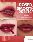rom&nd Juicy Lasting Tint #17 Plum Coke - K-Beauty Long-Wear Glossy Lip Stain for Cool Tones, Hydrating & Non-Sticky Deep Berry Plum
