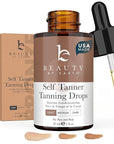 Self Tanner Drops for Face Tanner, Sunless Tan, Body & Face Self Tanner Drops, Face Tanning Drops to Make Self Tanner Face Self Tanning Lotion, Tan Drops for Face Tan
