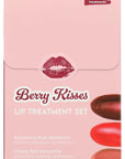 ESW Beauty Berry Kisses Lip Treatment Set – Raspberry Acai, Cherry Tart & Strawberry Banana – Hydrating, Smoothing & Protective Lip Gloss Set