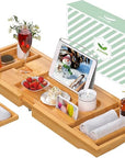 Artmalle bathtub caddy tray for