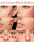Blush Beauty Wand,Matte Face Blush Contour Wand with