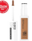 Maybelline Super Stay Liquid Concealer Makeup, Full Coverage Concealer, Up to 30 Hour Wear, Transfer Resistant, Natural Matte Finish, Oil-free, Available in 16 Shades, 45, 1 Count