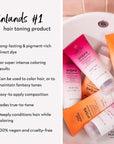 FOUR REASONS Color Mask INTENSE - Orange, 6.76 fl oz - Intensive Toning Treatment - Color Depositing Conditioner - Semi Permanent Hair Dye for Lightened and Colored Hair - 100% Vegan
