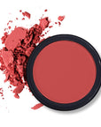 Erinde Single Red Matte Eyeshadow Palette, High Pigmented Eye Shadow Powder, Long Lasting, Ultra-Blendable, Intense Color