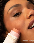 ATTITUDE Oceanly Lightweight Blush Stick, Titanium Dioxide-Free, EWG