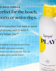 Supergoop! PLAY Antioxidant Body Mist w/ Vitamin C, 3 fl oz - SPF 50 PA++++ Broad Spectrum Sunscreen - Body Spray for Sensitive Skin - Clean Ingredients - Great for Active Days