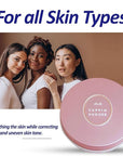 Suppin Translucent Setting Powder & Hydrating BB Cream for Women, Translucent Pressed Powder & Organic BB Cream Foundation with Shea Butter, Planted Protein & Collagen by Japanese Skincare