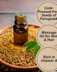 Naturevibe Botanicals Fenugreek Oil 32 Ounces | 100% Pure and Natural | Great for Skin Care and Hair Care
