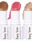 KIMUSE Multi Stick Trio Face Makeup, Cream Blush All Skin