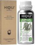 HIQILI Eucalyptus Essential Oil for Spray, Diffuser & Skin, 100% Pure Undiluted - 16 Fl Oz