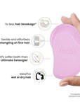Tangle Teezer Original Detangler Brush, Dry & Wet Hair Brush for Color-Treated, Fine & Fragile Hair Types, Pink Dawn