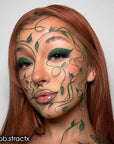 Mehron Makeup Paradise Makeup AQ Pro Size | Stage & Screen Performance, Face & Body Painting, Beauty, Cosplay, and Halloween | Water Activated Face Paint, Body Paint 1.4 oz (40 g) - Dark Green