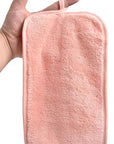 Makeup Remover Cloths for Face, Eye, Lips - Reusable Makeup Remover Pads Soft Microfiber Facial Cleansing Cloths 6 x 12 inch 12 Pack (Coral)