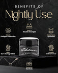 Alitura Hyaluronic Acid Anti-Aging Night Cream – Hydrating Face Moisturizer with 10% Hyaluronic Acid & Superfoods – Wrinkle Cream for Women & Men – Anti-Wrinkle Night Cream for Radiant, Youthful Skin