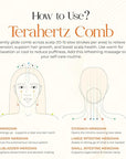 TeraRX® Terahertz Gua Sha Comb – Authentic Terahertz Massage Tool for Scalp, Face & Neck – Anti-Static Scalp Massage Comb for Tension Relief, Circulation & Daily Self-Care Routine