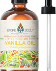 EVOKE OCCU Vanilla Essential Oil for Relaxation in The Home Office Living Room, Add to Diffuser Candle Soap - 4 Fl Oz