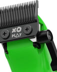 TPOB Play Barber Hair Clippers for Men 7500 RPM with Rubber Grips (Green)