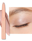 Oulac Twist-Up Nude Eyeshadow Stick – Creamy Waterproof Crayon, Long Lasting Vegan & Cruelty-Free Eye Makeup, 1.25g, WA01 Nubile