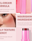 3 PCS Cooling Water Jelly Tint/Blush,Chill (Poppy Pink+Coral+Berry) Lip