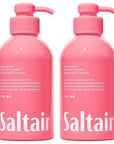 Saltair Body Wash, Pink Beach 2-Pack. Moisturizing Body Cleanser with Monoi Oil and Cupuacu Butter. Luxury Shower Gel for Women and Men. Vegan, Cruelty-Free, Paraben-Free. 2x 17oz Pump Bottles