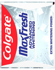 Colgate MaxFresh Advanced Whitening Toothpaste for Bad Breath, Fluoride Formulated, Helps Whiten Teeth and Leaves Breath Feeling Fresh for Hours, Fights Cavities, Clean Mint, 6.3 oz
