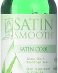 SATIN SMOOTH Cool aloe vera skin soother, 4.0 ounce, 4 Fl Ounce