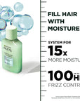 Garnier Fructis Hair Filler Moisture Repair Serum Treatment, Moisturizing Hair Serum for Curls and Waves with Hyaluronic Acid, 3.75 Fl Oz, 1 Count