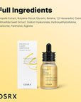 COSRX Propolis Ampoule, Glow Boosting Serum for Face with 73.5% Propolis Extract, 1.01fl.oz/30ml, Hydrating Essence for Sensitive Skin, Fine Lines, Uneven Skintone, Korean Skincare