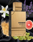 Al Haramain Amber Oud Black Edition Eau de Perfume Spray for Unisex, 2.0 Ounce