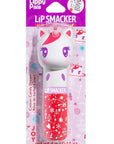 Lip Smacker Lippy Pals Unicorn Holiday, Flavored Moisturizing & Smoothing Soft Shine Lip Balm, Hydrating & Protecting Fun Tasty Flavors, Cruelty-Free & Vegan - Cotton Candy Dream