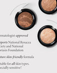 LAURA GELLER NEW YORK Award-Winning Baked Balance-n-Brighten To Go Color Correcting Powder Foundation - Medium - Buildable Light to Medium Coverage - Demi-Matte Natural Finish
