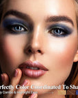 3PCS Eyeshadow Stick,Pro Longwear Matte Eye Shadow Sticks Pencil Crayon-Denim