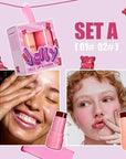 2 Pcs Milk Jelly Blush, Milk Cooling Water Women, 01&02