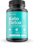 Keto Detox Cleanser - Keto Pills Liver Supplement for Men & Women - Keto Supplement Detox Pills Fasting Supplement for Colon Health, Kidney Support & Boosts Metabolism 60 Capsules
