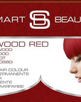Smart Beauty Red Hair Dye with Plex Anti-Breakage Technology Protecting and Restoring Hair Structure, Plum Color, Vegan and Cruelty-Free