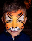 Go Ho Orange Face Paint Stick,Water Based Washable Face Body Paint Stick,Non-toxic Full-coverage Cream Body Paint for Adults Children Halloween Cosplay SFX Tiger Pumpkin Makeup