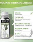 HIQILI Rosemary Oil for Hair Growth, Add to Shampoo & Conditioner, 100% Pure Undiluted - 16 Fl Oz