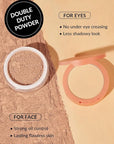 SHEGLAM Insta-Ready Face Powder Loose Under Eye Setting Toasted Almond