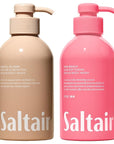 Saltair Body Wash, Signature Scents 2-Pack. Moisturizing Body Cleanser with Monoi Oil and Cupuacu Butter. Luxury Shower Gel for Women and Men. Vegan, Cruelty-Free, Paraben-Free. 2x 17oz Pump Bottles
