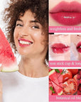 4PCS Lip Tint Stain Set,Mini Liquid Water Tint,Korean Lip