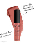 NYX PROFESSIONAL MAKEUP Soft Matte Lip Cream, Lightweight Liquid Lipstick - San Diego (Light Nude With Yellow Undertone)